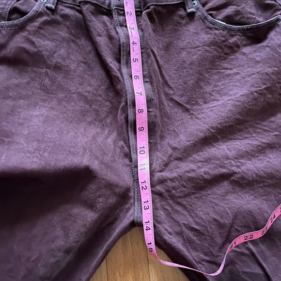 Maroon Levi’s 501 XX Shrink-to-Fit Jeans - Picture 9 of 13